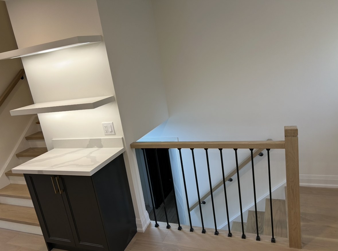 Spacious interior living space transformation